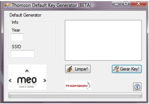 Thomson Default Wireless Key Generator Download